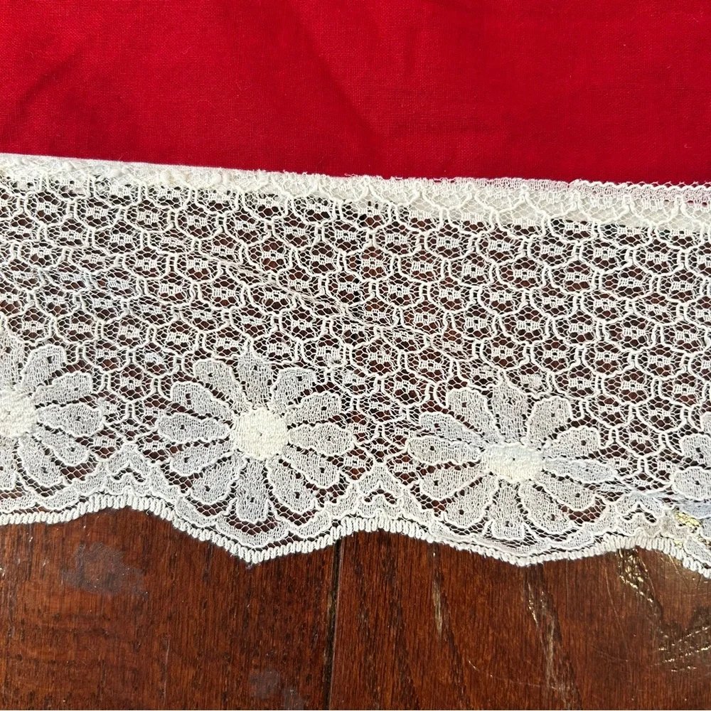 VTG Christmas Banquet Tablecloth VIP Cranston Night Before Christmas 5’ x 12’